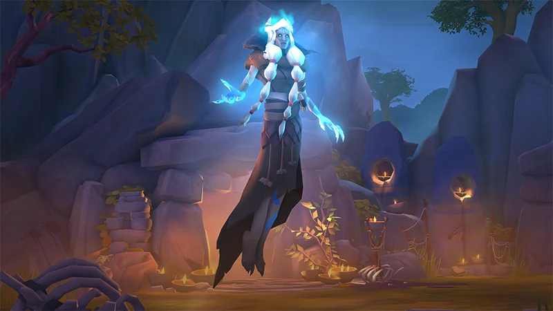 Official Albion Online image of the Dragon Sanctuary and dragon attacks from Dragonfire Patch 3.