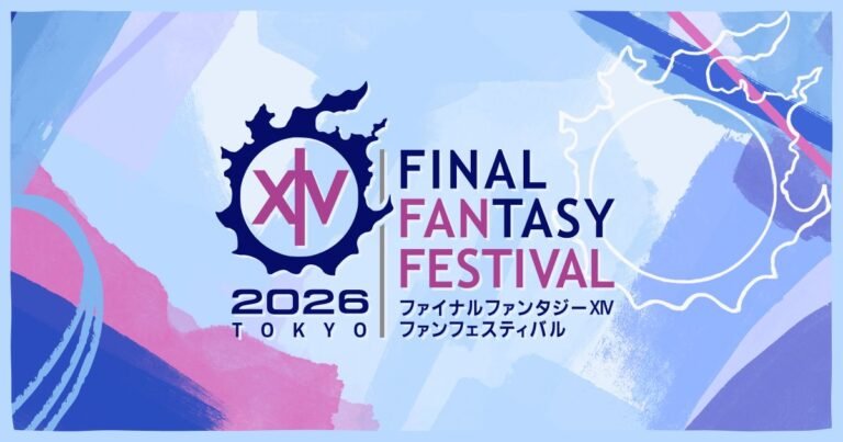 Official FINAL FANTASY XIV Fan Festival 2026 in Tokyo key art.