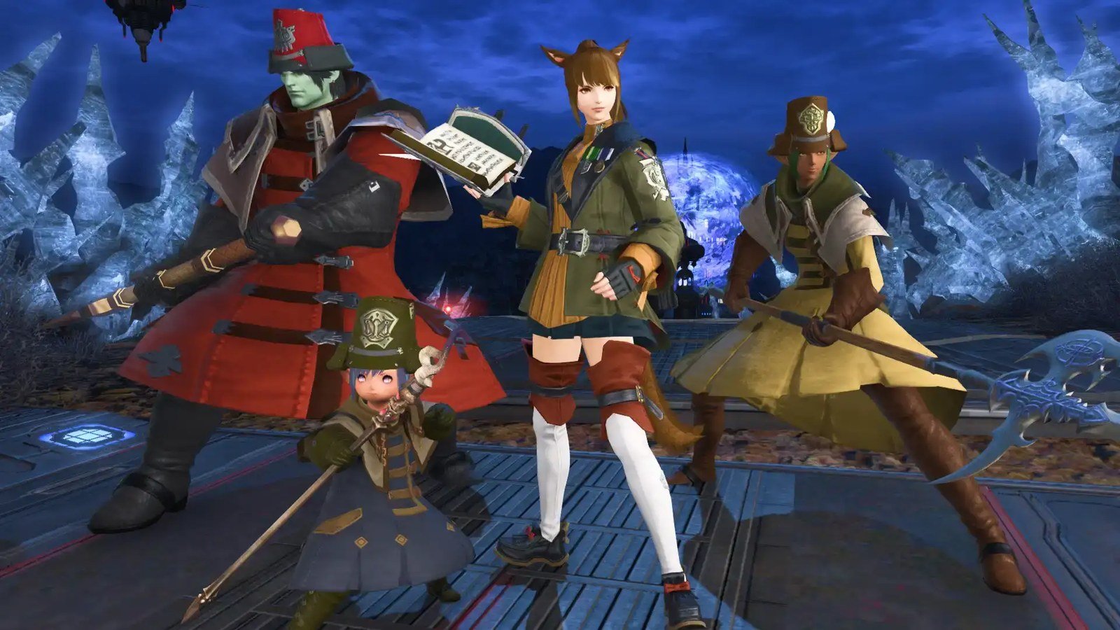 FINAL FANTASY XIV Duty Support party of NPC allies