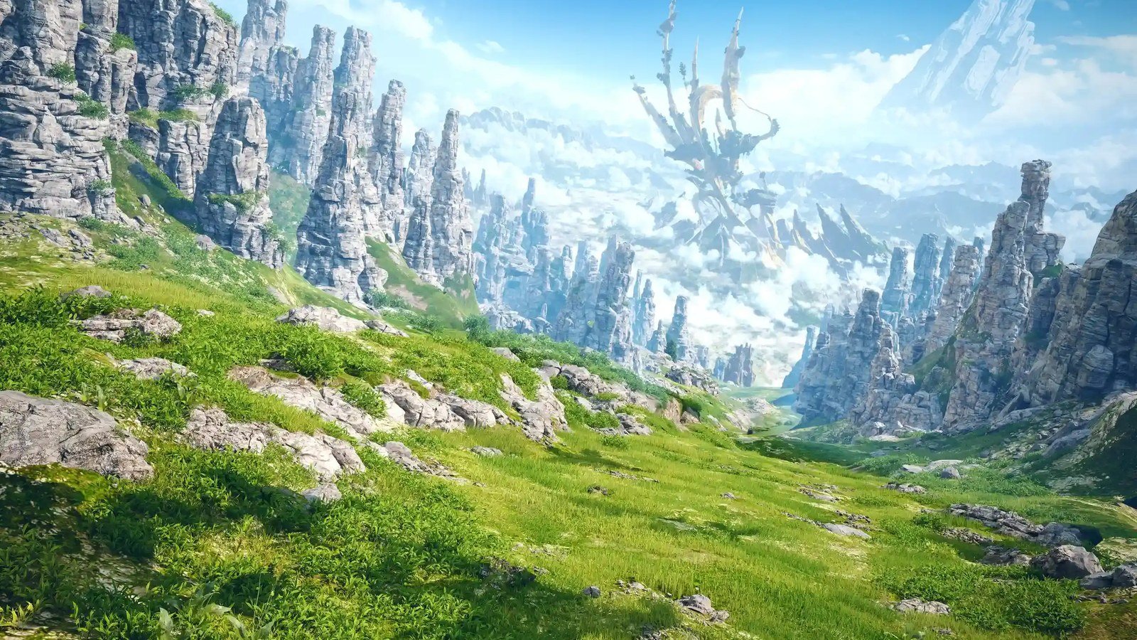 FINAL FANTASY XIV landscape from the official Free Trial site art