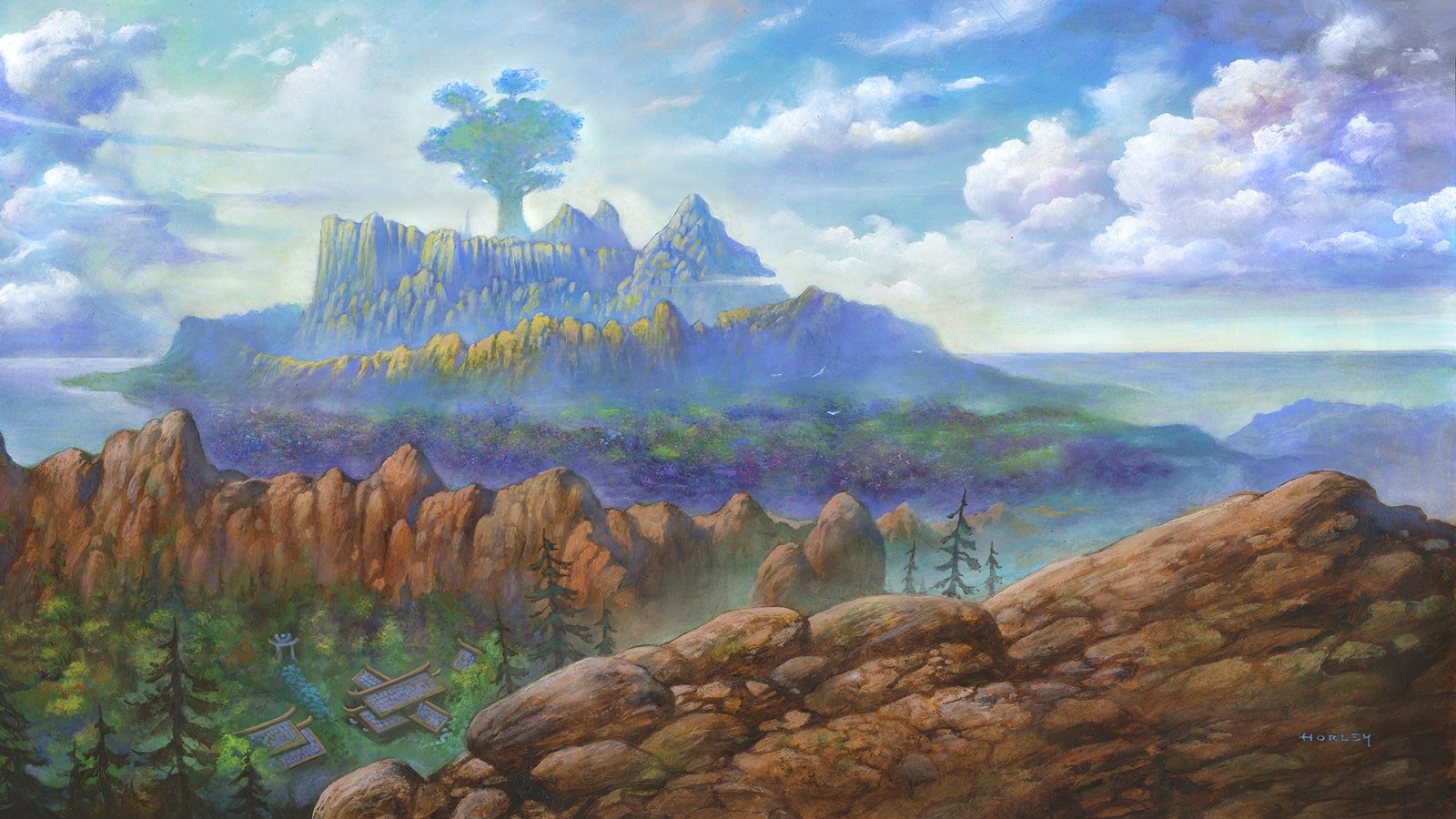 World of Warcraft: Forever — arte oficial de paisagem de Azeroth